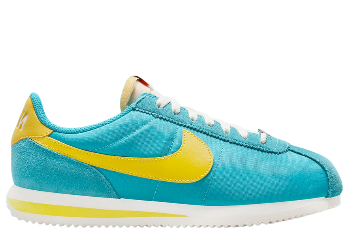 Nike Cortez Nylon Bleached Aqua Vivid Sulfur - HF0118-300